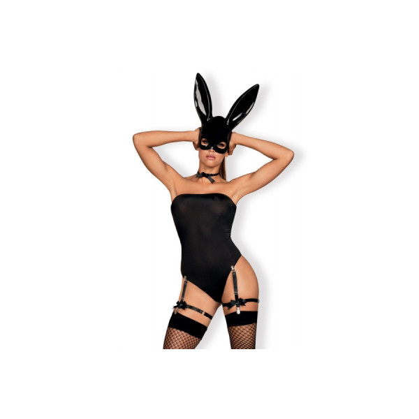 Bunny Costume 4 pcs - Noir